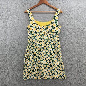 Diane Von Furstenberg Mini Dress Womens 6 Multicolor Floral Sleeveless Pullover
